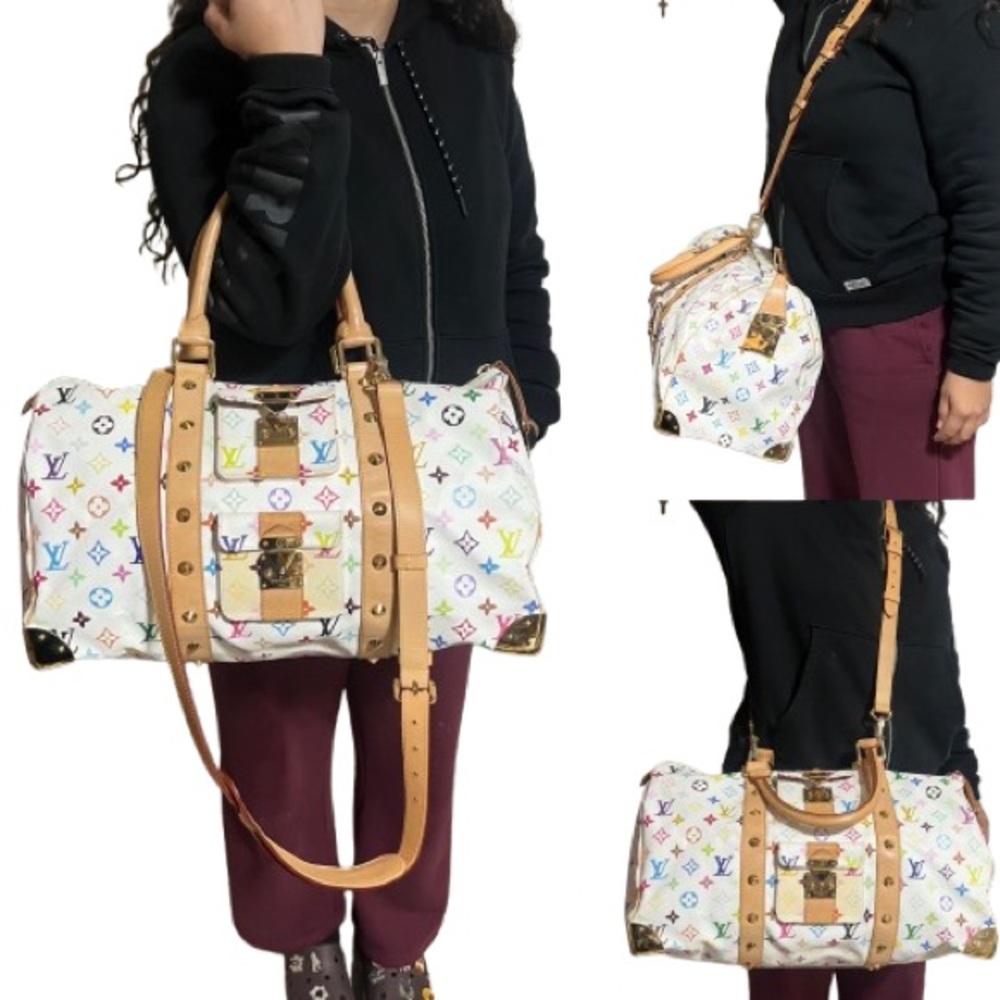 ULTRA RARE MULTICOLOR KEEPALL 45 CELEBRITY COLLECTION
